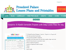 Tablet Screenshot of preschoolpalace.org